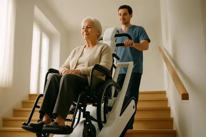 Solutions mobiles pour franchir les escaliers